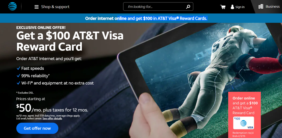 profesionálové z ameriky a jejich web AT&T